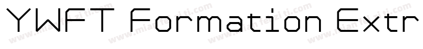 YWFT Formation Extra字体转换